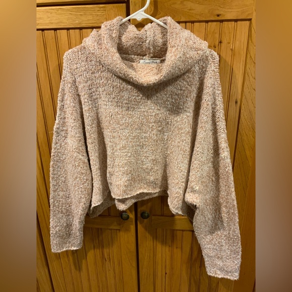 emory park Sweaters - Emory Park Taupe Cowl Neck Sweater